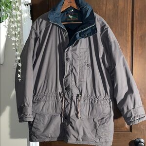Field & Stream Charcoal Jacket with Navy Trim